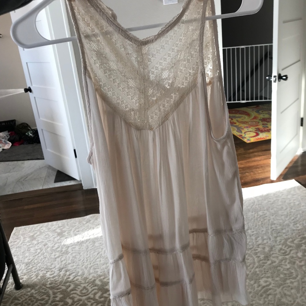 White Tank American Eagle Tank top
